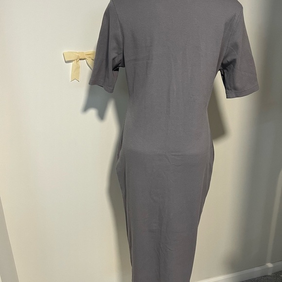 7 For All Mankind Charcoal Midi Dress - Picture 3 of 3